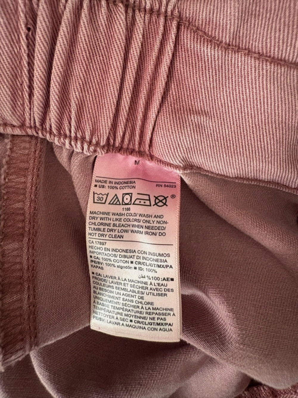 Old Navy Tie-Waist Bermuda Shorts - Dusty Rose - Picture 3 of 5